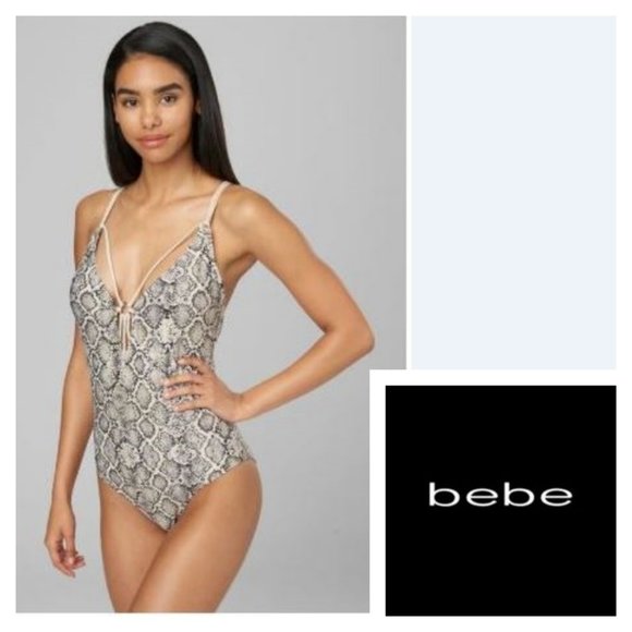 bebe Other - bebe SNAKE 1-PIECE SWIMSUIT